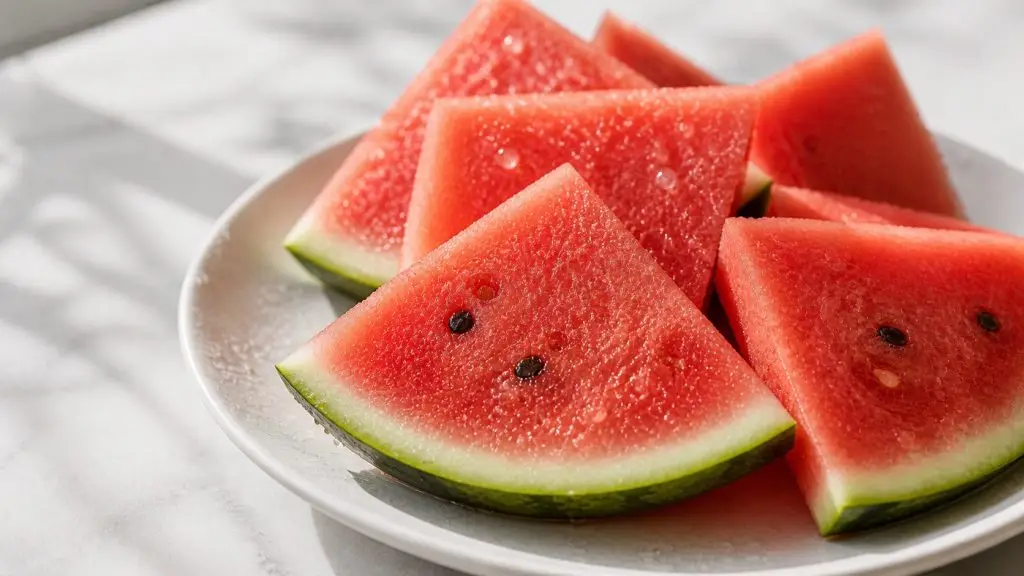 Watermelon section - First trimester eating is genuinely hard, and nobody talks about it enough.