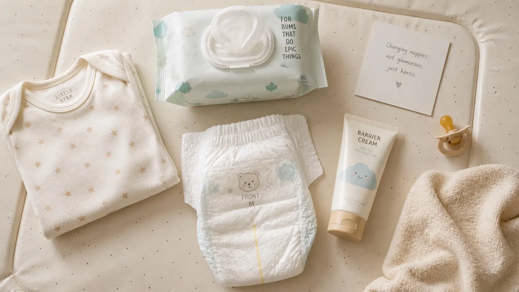 nappy - What works beautifully for one baby may leave another with leaks, red marks or even diaper rash. Some babies have chunky thighs, while others have long, slender legs. Some sleep through the night without a single leak, while others need a change every few hours.