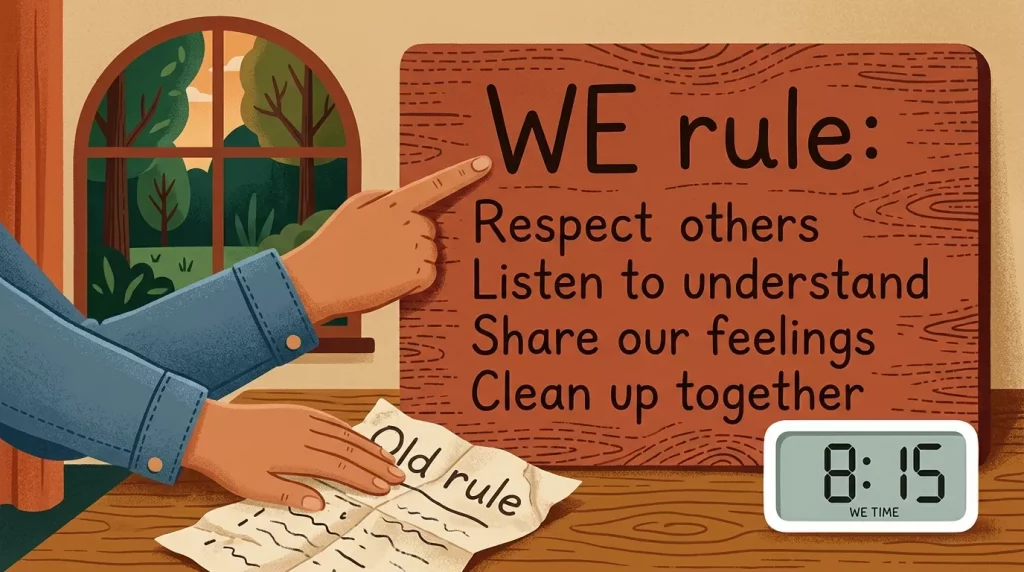 Hands rule board parenting rules 202606300831 2 - I remember lying awake in the dark, scrolling through my phone, searching for answers on how to tell in-laws not to overstep with new baby, hoping to find a magical script that would fix everything without hurting anyone's feelings.