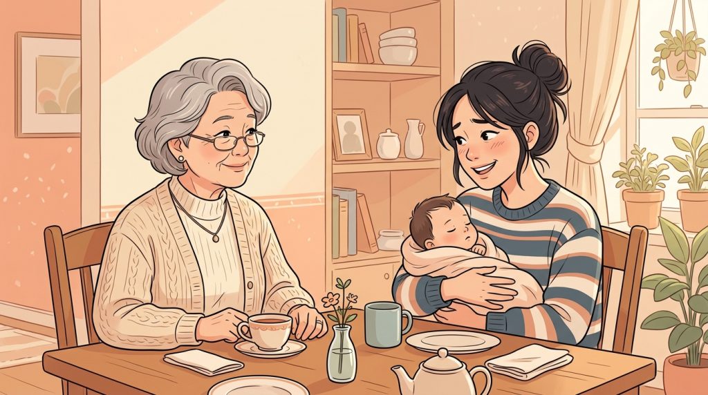 Older woman smiling at daughter 202606041003 - My mother is not the kind of person who says "I told you so."