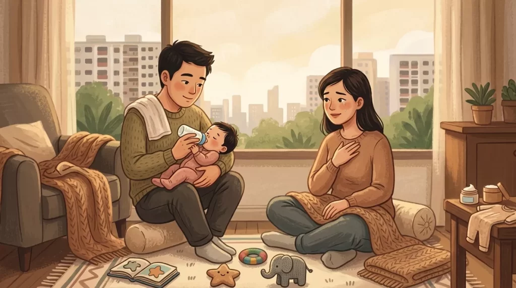 What It Feels Like When Your Partner Steps Up as a Dad
