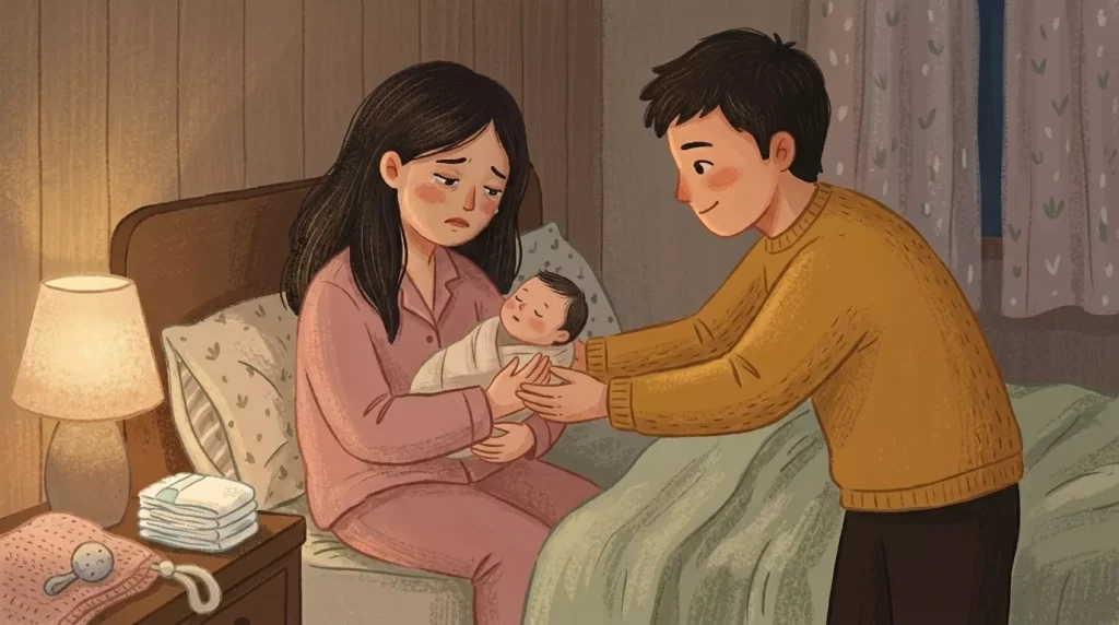 Ask for help as a new mom