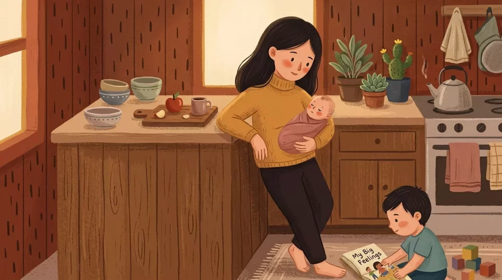 Mother bouncing baby toddler 202607010909 - I had spent nine months preparing for a birth that never happened.