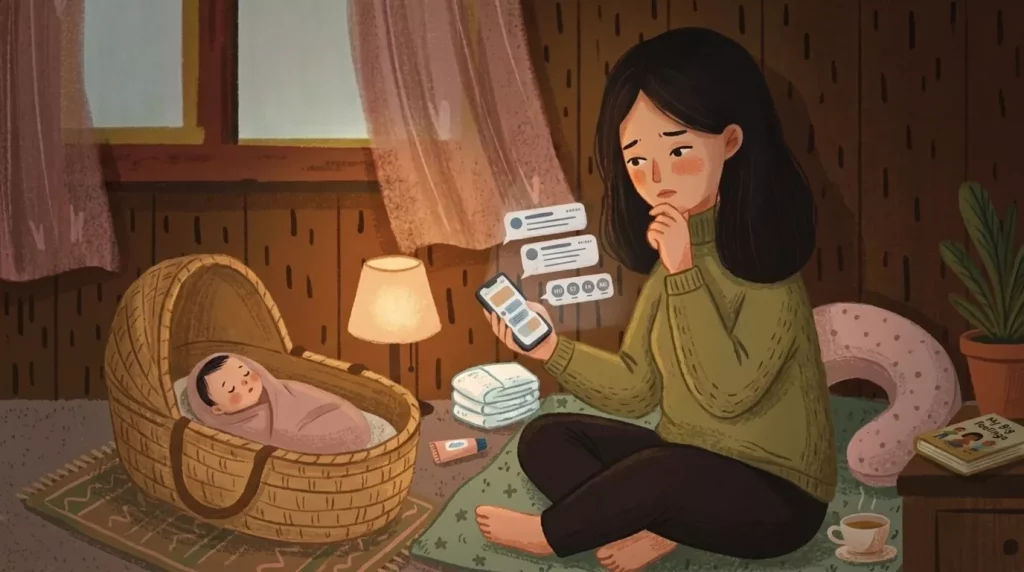 Ask for help as a new mom