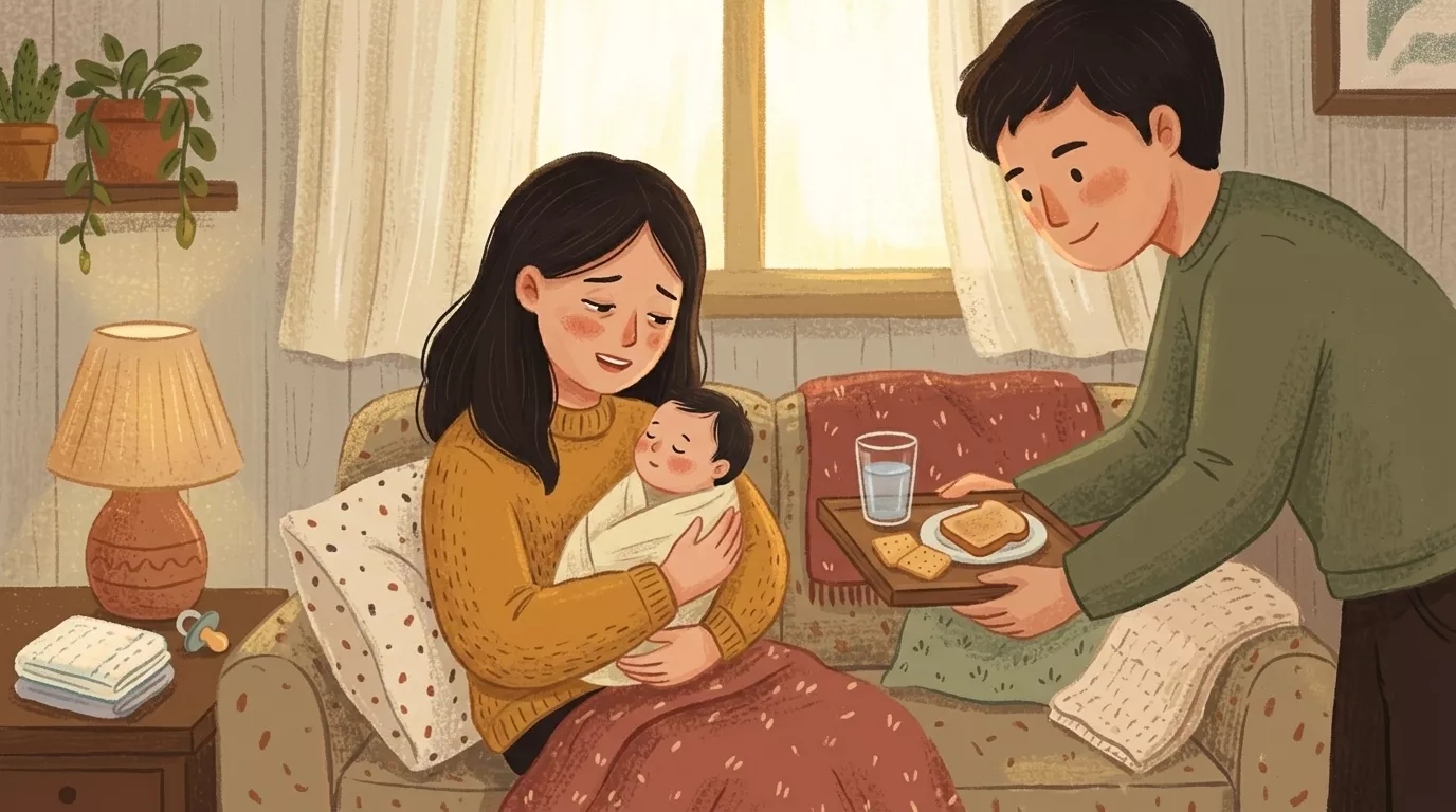 Ask for help as a new mom
