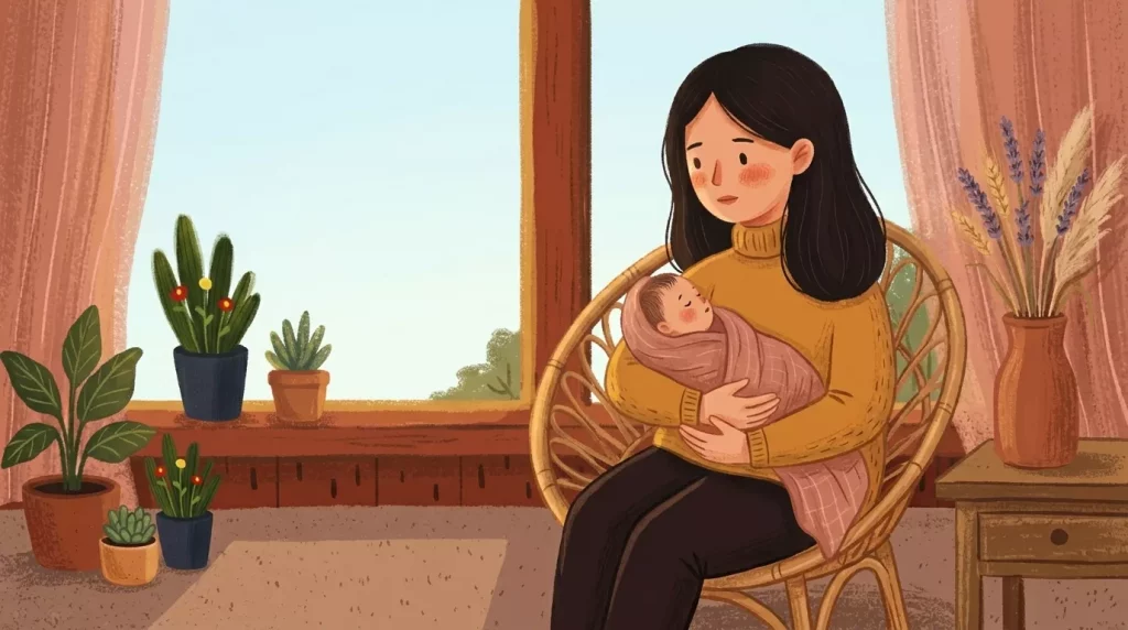 Mother holding newborn by window 202607010909 - I had spent nine months preparing for a birth that never happened.